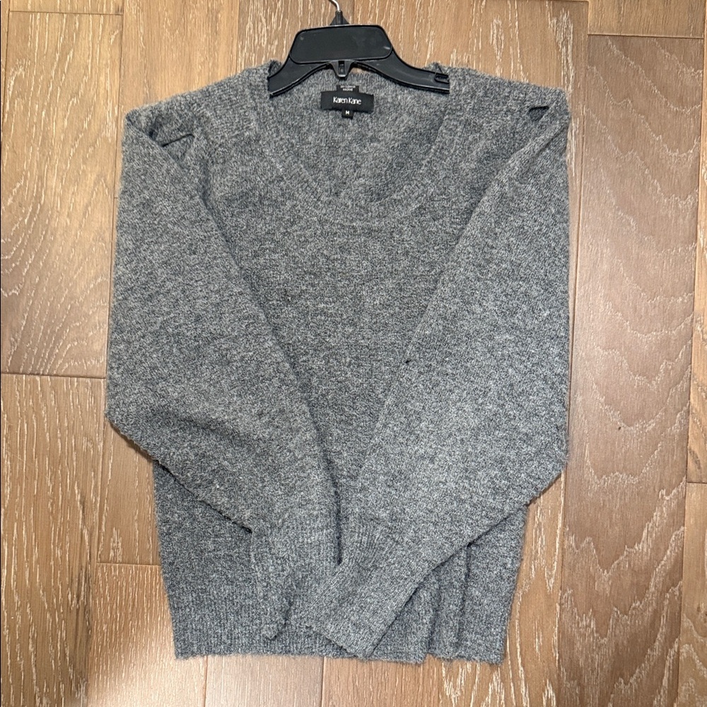 Karen Kane Ladies Light and Soft Sweater Gray